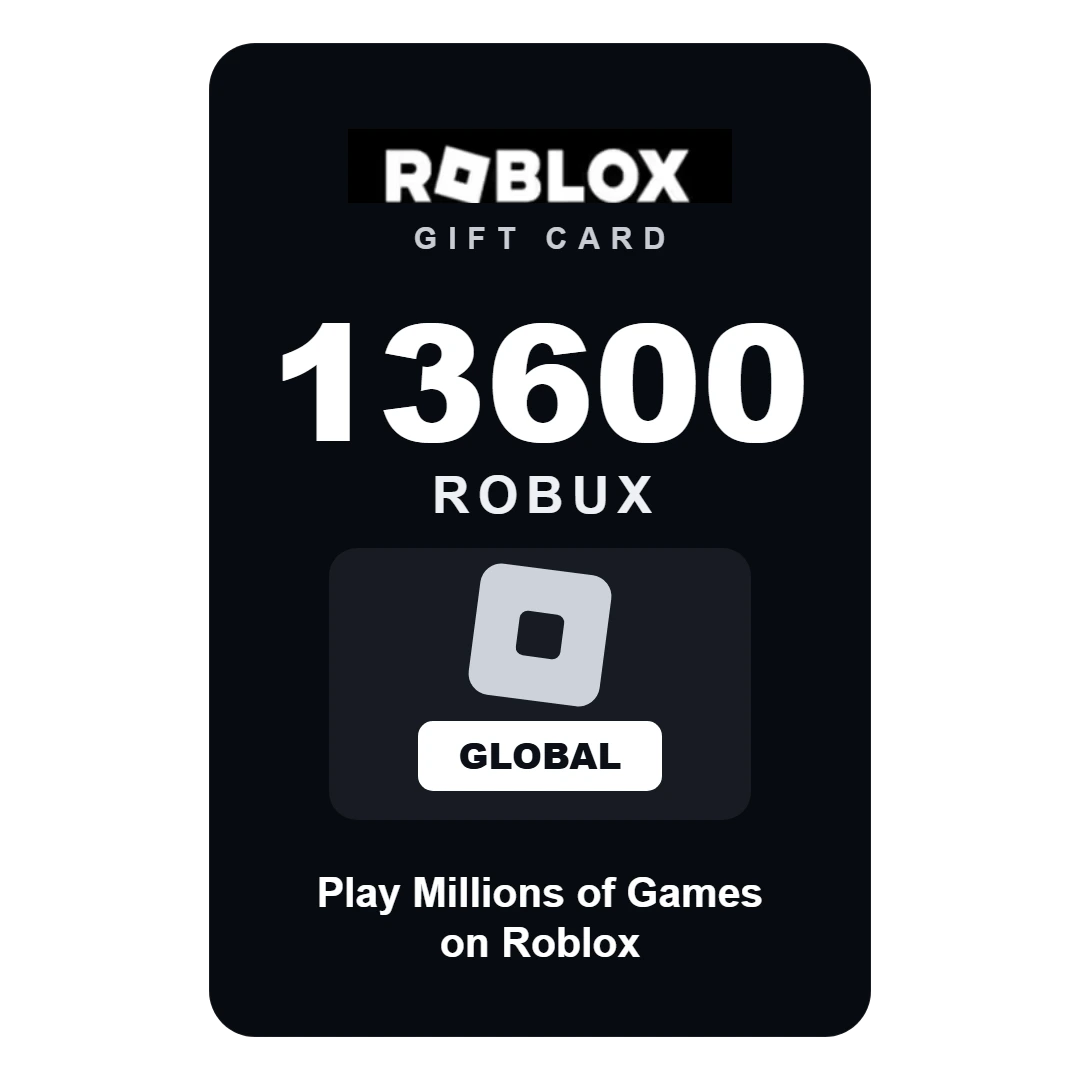 roblox-13600-robux-global Roblox 13600 Robux gift card - Global