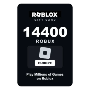 Roblox 14400 Robux gift card - Europe