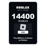 Roblox 14400 Robux gift card - USA