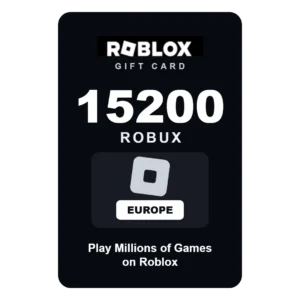 Roblox 15200 Robux gift card - Europe