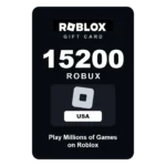 Roblox 15200 Robux gift card - USA