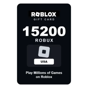 Roblox 15200 Robux gift card - USA