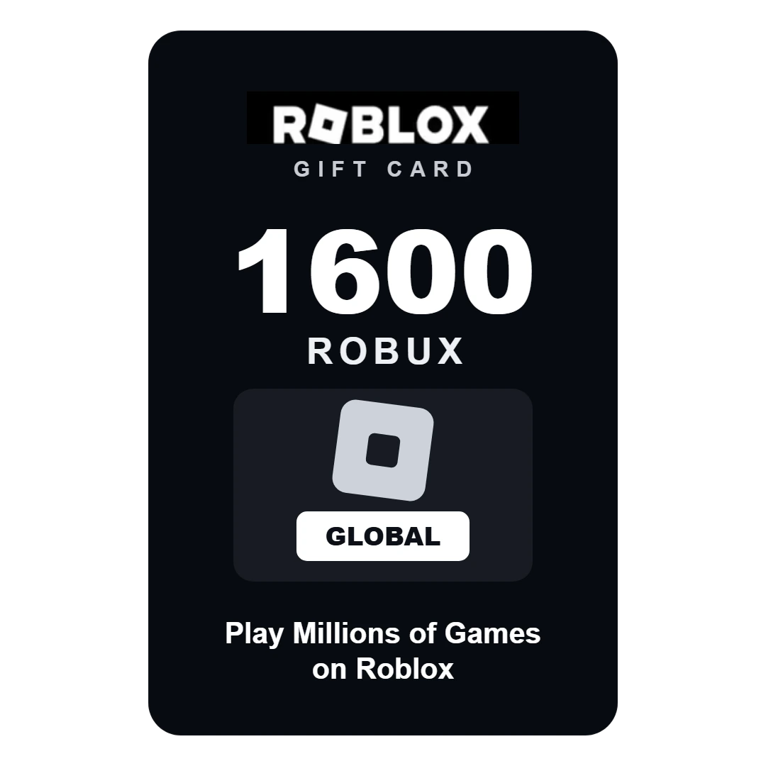 roblox-1600-robux-global Roblox 1600 Robux gift card - Global