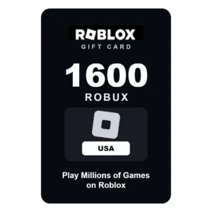 Roblox 1600 Robux gift card - USA