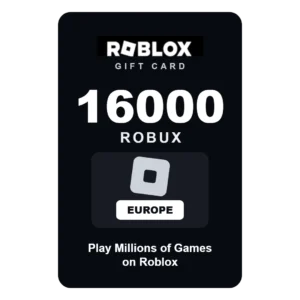 Roblox 16000 Robux gift card - Europe