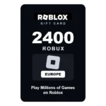 Roblox 2400 Robux gift card - Europe