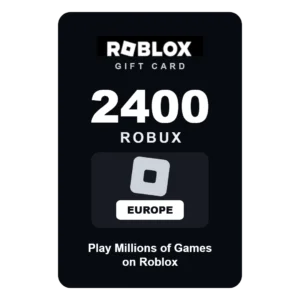 Roblox 2400 Robux gift card - Europe