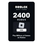 Roblox 2400 Robux gift card - USA
