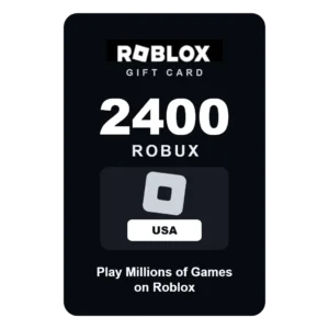 Roblox 2400 Robux gift card - USA