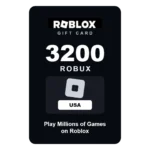 Roblox 3200 Robux gift card - USA