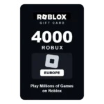 Roblox 4000 Robux gift card - Europe