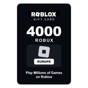 Roblox 4000 Robux gift card - Europe