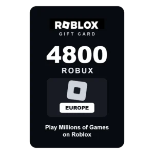 Roblox 4800 Robux gift card - Europe