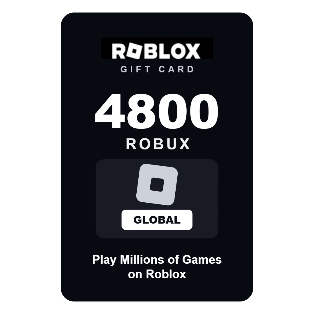 roblox-4800-robux-global Roblox 4800 Robux gift card - Global