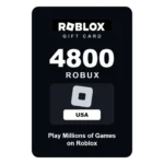 Roblox 4800 Robux gift card - USA