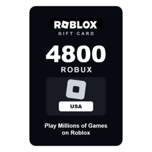 Roblox 4800 Robux gift card - USA