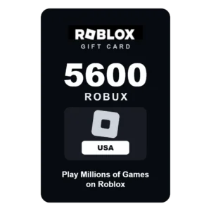 Roblox 5600 Robux gift card - USA