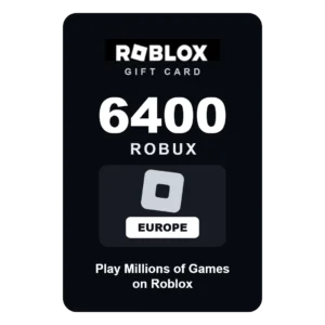 Roblox 6400 Robux gift card - Europe