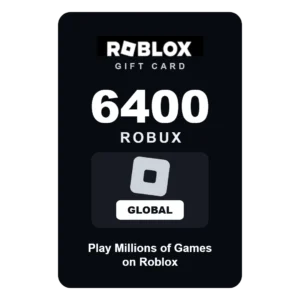 Roblox 6400 Robux gift card - Global