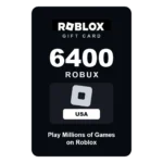 Roblox 6400 Robux gift card - USA