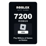 Roblox 7200 Robux gift card - USA