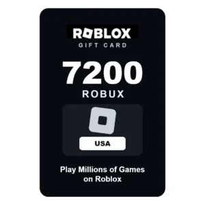 Roblox 7200 Robux gift card - USA