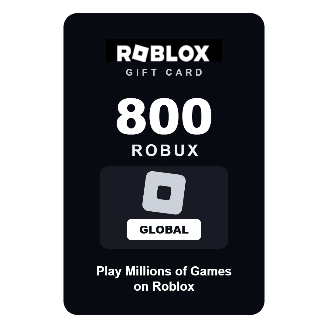 roblox-800-robux-global Roblox 800 Robux gift card - Global