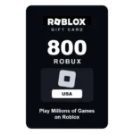 Roblox 800 Robux gift card - USA