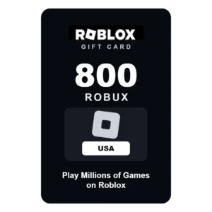 Roblox 800 Robux gift card - USA