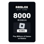 Roblox 8000 Robux gift card - Global