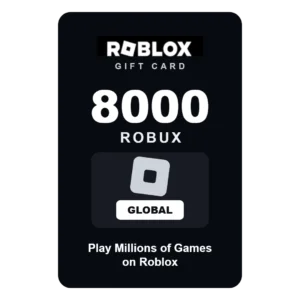 Roblox 8000 Robux gift card - Global