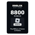 Roblox 8800 Robux gift card - Europe