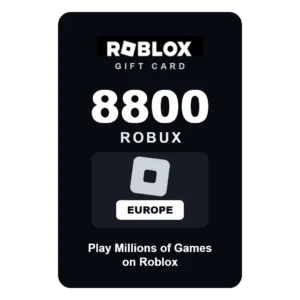 Roblox 8800 Robux gift card - Europe