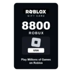Roblox 8800 Robux gift card - USA