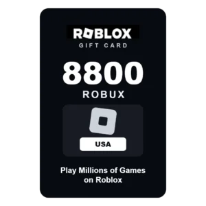 Roblox 8800 Robux gift card - USA