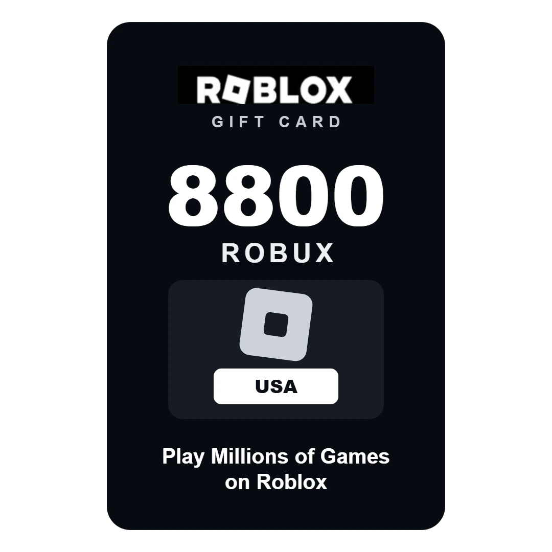 roblox-8800-robux-usa Roblox 8800 Robux gift card - USA