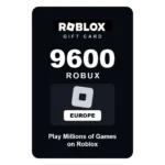 Roblox 9600 Robux gift card - Europe
