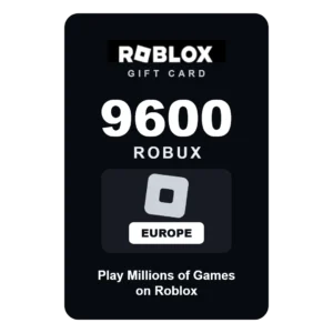 Roblox 9600 Robux gift card - Europe