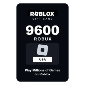 Roblox 9600 Robux gift card - USA