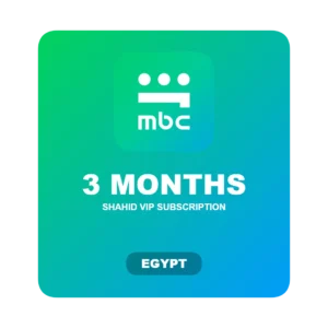 Shahid VIP 3 months Egypt subscription code - MBC streaming
